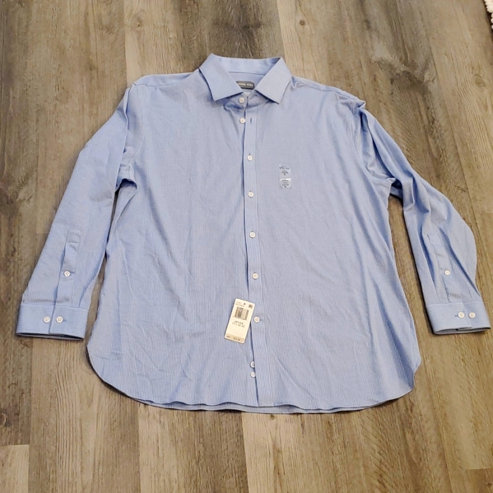 Michael Kors Mens Button Front Shirt